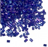 Zdjęcie - Rurki drobne rainbow shine cobalt 2x3mm